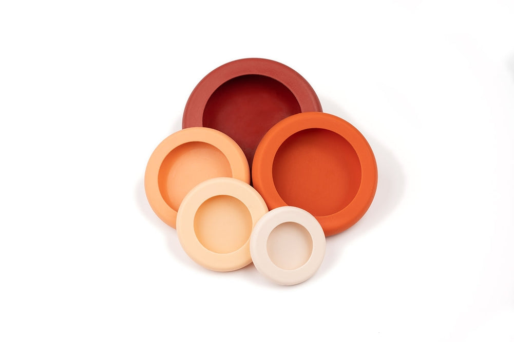 Food Huggers, Set of 5, Multiple Colors
